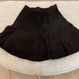 Valentino Woman Leather Skirt -‎ Size: 44